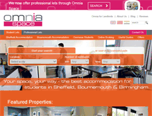 Tablet Screenshot of omniaspace.co.uk